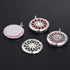 5pcs Mixed Pearl Cage Floating Pendant Aroma Diffuser Necklace Locket Charms Stainless Steel Tone Perfume Essential Oil