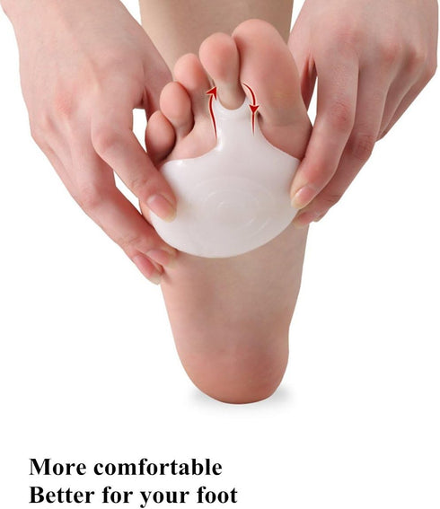 6PCS Silicone Gel Ball of Foot Cushion Insoles - Metatarsal Foot Pain Relief