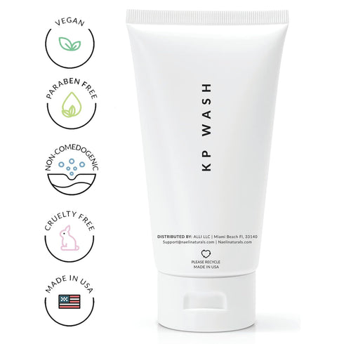 Keratosis Pilaris & Acne Exfoliating Body Wash Cleanser - 14% Glycolic & Salicylic Acid, 6 Oz