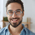 Retro Round Reading Glasses for Men and Women, Stylish Blue Light Blocking Frame, Anti Eye Strain Computer Readers, 3.5
