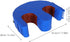 SOIMISS Patients Turning Device for Lifting Bedridden Paralyzed Seniors Elderly Bedroll Pillow with Side Strap