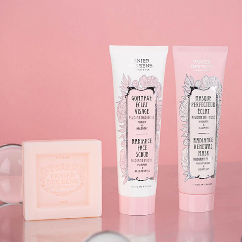 Panier des Sens Face Soap Bar | Cornflower + Rose + Shea Butter | Hydrating Face Wash & Makeup Remover, 3.5 oz