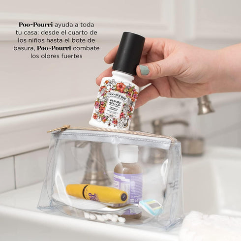 Poo-Pourri Before-You-Go Toilet Spray, Tropical Hibiscus - 2 Fl Oz with Hibiscus, Apricot and Citrus