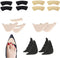 4 Pairs Adjustable Shoe Filler and Heel Grip Liner Inserts, Reusable Toe Plug Foot Brace Pads for Men and Women