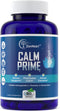 Calm Prime Stress Relief Supplement Non-Drowsy | Mood Support | Vegan Daytime Stress Vitamins - 60 Count