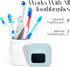 Mondano UV-C Toothbrush Sanitizer and Holder, Rechargeable Travel Case for Manual/Electric Toothbrush Heads