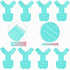 Y Brush Lash Lift Tool, Y Shape Eyelash Brush Comb, 10 Pack Silicone Grafting Lash Lift Brush for Extensions (Green)