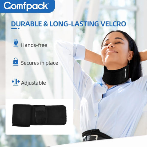 Neck Ice Pack Wrap Gel - Reusable Hot Cold Therapy Ice Pack for Neck Pain Relief
