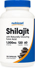 Nutricost Shilajit Capsules - 1,000 mg Shilajit Per Serving, 120 Capsules, Vegan Friendly Dietary Supplement