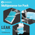 ICEWRAPS 12"x21" Extra Large Ice Pack with Soft Fabric Cover - Reusable Clay Ice Pack for Physical Therapy