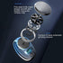 Mini Electric Razor with LED Display, Portable Electric Shaver, Easy One-Button Use for Home Travel (Gradient Blue)