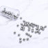 Hotop Nail Polish Mixing Agitator Balls, 100 Pieces Stainless Steel Rustproof Paint Mixing Balls, 6.35 mm