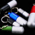 munkees Portable Pill Case Small Waterproof Capsules EDC Keychain, Travel Pill Bottle for Camping, Hiking, 2-Pack