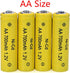 12 Packs AA Garden Ni-Cd Batteries 1.2V 700mAh - Rechargeable for Solar Lights, Landscape Lighting