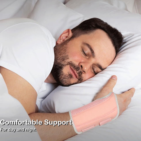 NuCamper Wrist Brace for Carpal Tunnel, Adjustable Splints for Men Women, Night Sleep Support for Pain Relief