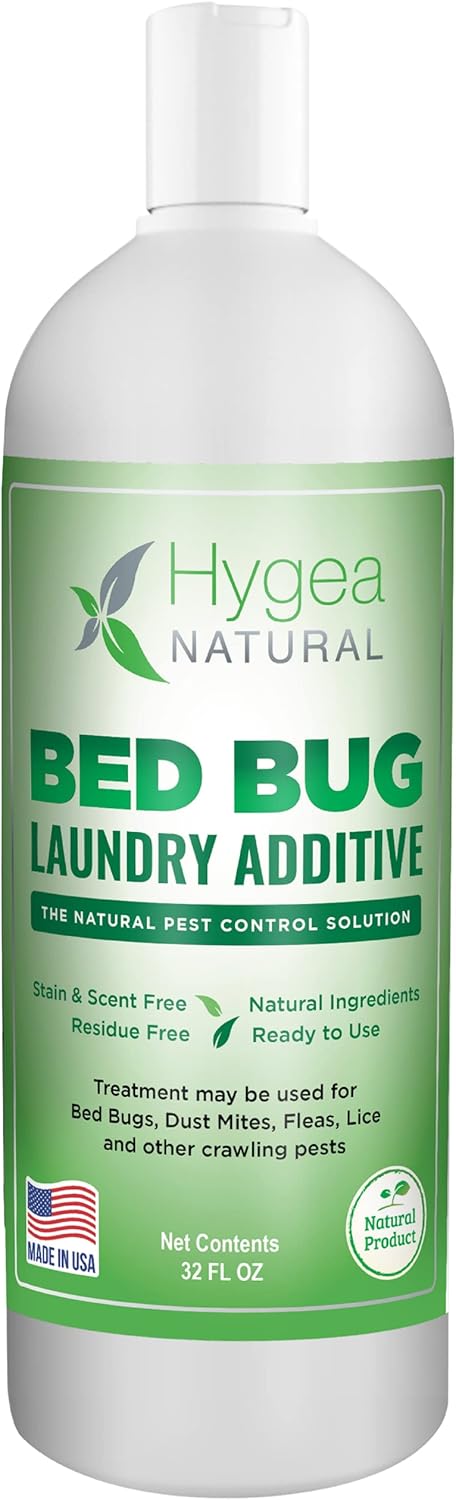 Lice and Bed Bug Laundry Additive - Non-Toxic, Odorless, Safe for Children and Pets - Made in USA (Laundry Additive)