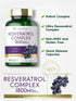 Carlyle Resveratrol Supplement 1800mg - 180 Capsules, Non-GMO & Gluten Free Potent Complex