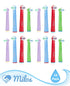 Kids Replacement Toothbrush Heads - 16 Pack Milos Extra Soft Bristles Compatible with Oral B Electric Braun