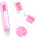 Patelai 8 Pieces Travel Toothbrush Set - Soft Bristle Mini Foldable Tooth Brush with Case for Camping (Bright Color)