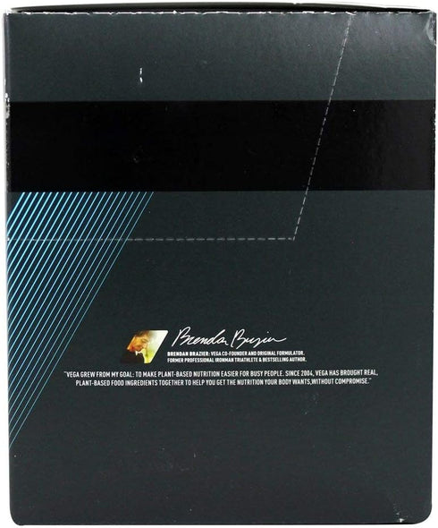 Vega Sport Premium Vegan Protein Powder, Vanilla - 30g Plant Based Protein, 5g BCAAs, Low Carb, 12 x 1.6 oz Sachets