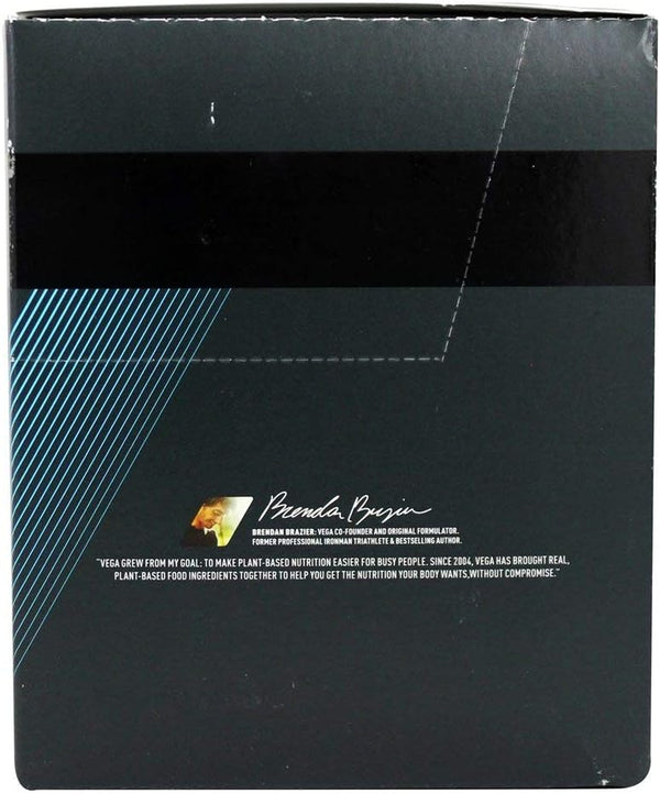 Vega Sport Premium Vegan Protein Powder, Vanilla - 30g Plant Based Protein, 5g BCAAs, Low Carb, 12 x 1.6 oz Sachets