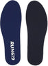 Zero Drop Shoe Insoles, Traditional Shape, Foot Forming, Regular Width - Thin, Firm, Flat Shoe Inserts - Men's 7-8 /