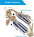 Lmaray Patient Medical Restraints Limb Holders, Hospital Bed Safety Cotton Straps Double Reinforced for Wrists Ankles