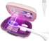 UV Toothbrush Covers Case and Holder - Rechargeable Portable Toothbrush Cleaner Case with Light