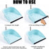 CRASPIRE 4Pcs Dustpan Rubber Edge Strips, Adhesive Replacement Lip for Small Dustpan, Home Accessories