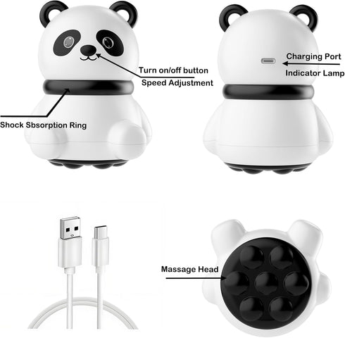 Mini Handheld Massager, Small Handheld Massager for Whole Body, Shoulders, Neck, Back, Leg, Pain Relief & Relaxation