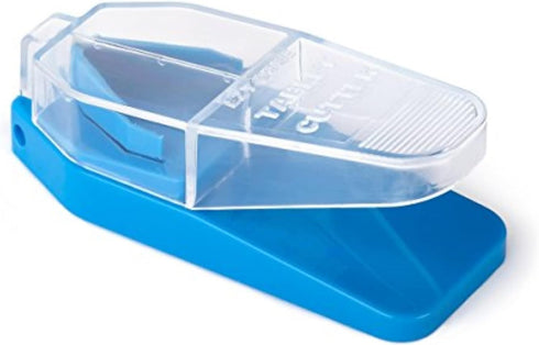 EZY DOSE Pill Cutter and Splitter, Safely Cuts Large, Small and Tiny Pills, Travel Sized, BPA Free