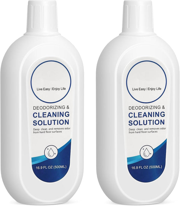 VILLAPOOL 2 Pack Floor Cleaning Solution for Tineco and Robot Vacuums with Mopping,