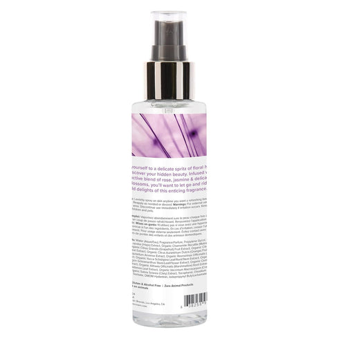 Coochy Fragrance Mist Body Spray | No Alcohol, Paraben-Free, Organic | Gentle, Refreshing Boost of Scent in Skin & Hair | Blend of Rose, Jasmine & Fruit Blossoms | Floral Haze, 4floz/118ml