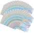 100 Pieces Mylar Holographic Resealable Bags - 3 x 4" Smell Proof Foil Pouch for Party Favor Food Storage (Holographic