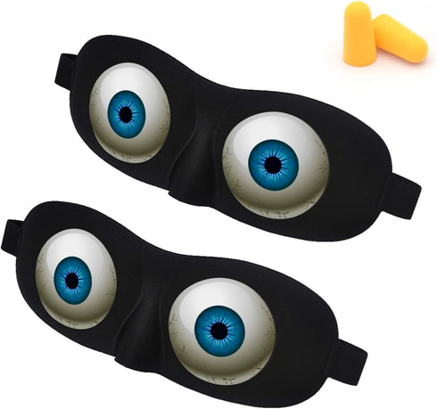 Tphon Eye Sleep Mask – Funny Blindfold for Women, Men & Kids, Upgraded 3D Contoured 100% Blackout Sleeping Mask