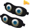 Tphon Eye Sleep Mask – Funny Blindfold for Women, Men & Kids, Upgraded 3D Contoured 100% Blackout Sleeping Mask