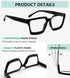 Eyekepper Bifocal Reading Glasses for Women - Stylish Bifocal Readers with Clear Lens Oversize Frame