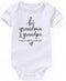 KEDFQV Hi grandma and grandpa pregnancy announcement Baby Clothes grandparents baby announcement Baby