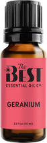 The Best Geranium Essential Oil, 100% Pure & Natural for Aromatherapy, Diffuser, Spa, Massage, 10 ml (.33 fl oz)