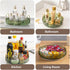 Rotating Makeup Organizer for Vanity, Spinning Cosmetics Storage for Bathroom Countertop, Skincare Holder Rack (1 Tier,
