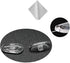 Push-in Glasses Nose Pads, 5 Pairs BEHLINE Soft Silicone Replacement Nose Piece, Clear Slide on Nose Guards (15mm,
