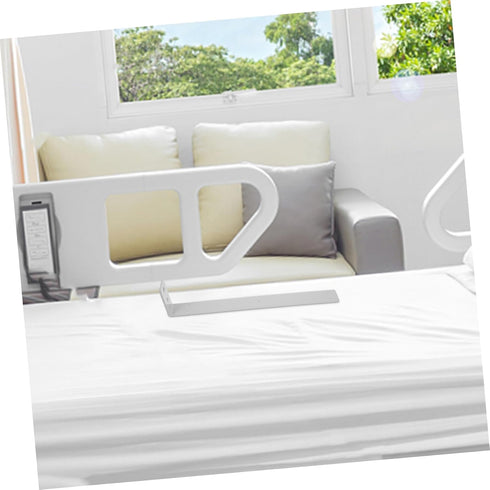 Happyyami Sturdy Aluminum Alloy Nursing Bed Guardrail Bracket Easy to Clean Fence Rack for Daily Use Compatible
