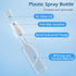 Spray Bottles, 2oz Clear Empty Fine Mist Plastic Mini Travel Bottle Set with Funnels & Labels (6 Pack)