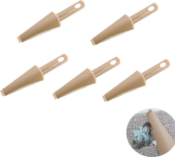 NentMent 5 Pack Flat Mop Cleaning Scraper Microfiber Pads Brush Cleaner Heavy Duty