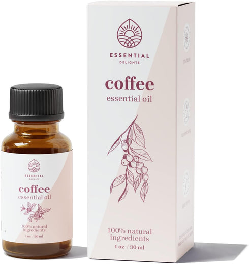 Coffee Essential Oil - Premium Grade 100% Undiluted Essential Oil (1 Fl Oz) for Aromatherapy & Soaps