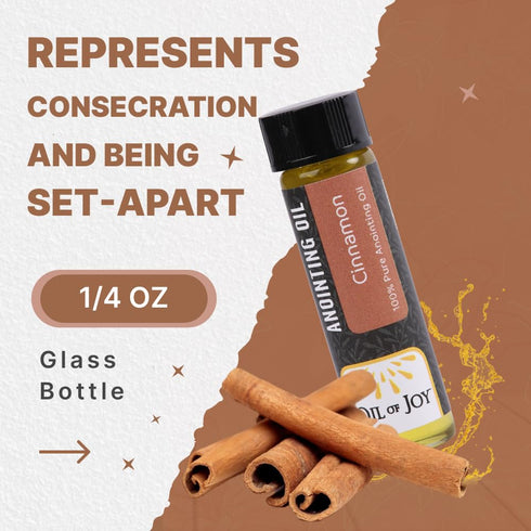 Swanson Christian Products 1/4 OZ PK6 ANOINTING Oil Cinnamon