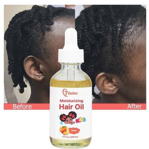 Natural Baby Kids Hair Growth Serum Oil, Extra Strength Nourishing Black Seed Oil for Thick and Full Children Hair