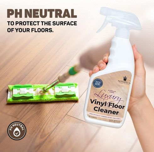 LVP Floor Cleaner. Streak-Free Luxury Vinyl Floor Cleaner. For Hardwood, Laminate, and Natural Wood Flooring. Pet Safe