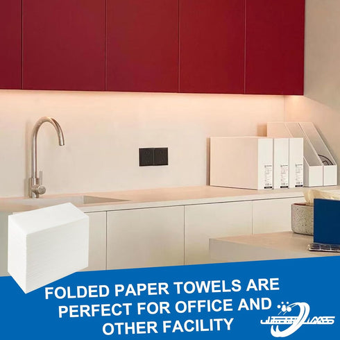 JEBBLAS Disposable Guest Towels - Linen Feel Hand Towels, Soft Absorbent Paper Napkins for Kitchen, Parties, 100 Pcs,