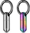 2 Pieces Keychain Pill Holder, Tiny Keychain Medication Container, Waterproof Pill Case for Men Women Travel